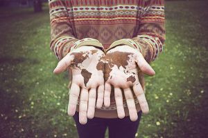 Writing Prompt _ e World in hands